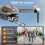 Foldable Camera Drone with WiFi and Voice Control