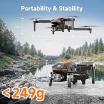 Foldable Camera Drone with WiFi and Voice Control