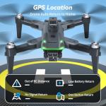 HYTOBP S166 4K GPS Drone with 3 Cameras