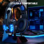 Ozeino 3D Surround Gaming Headset with Microphone