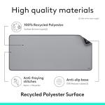 Logitech Studio Series Extended Desk Mat - Grey