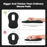 Ergonomic Wrist Support Mouse Pad with Massage Design
