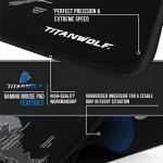 TITANWOLF XXL Speed Gaming Mouse Pad Black