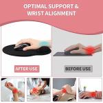 Pink Ergonomic Gel Mouse Pad with Wrist Support