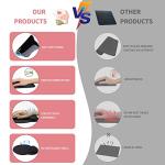 Pink Ergonomic Gel Mouse Pad with Wrist Support