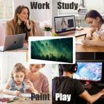 Large Green Forest Gaming Mouse Pad & Desk Mat