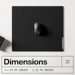 Glass Gaming Mouse Pad - XL for Speed & Control