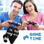 Glowing Gaming Socks - Do Not Disturb Design