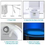 Motion-Activated LED Toilet Bowl Night Light