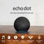Echo Dot Smart Speaker with Alexa - Charcoal