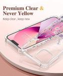 GVIEWIN iPhone 13 Case with Glass Screen Protector