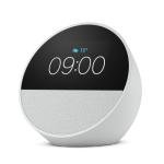 Echo Spot Smart Alarm Clock with Alexa, Glacier White