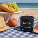 Betron KBS08 Mini Portable Bluetooth Speaker - Black