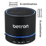 Betron KBS08 Mini Portable Bluetooth Speaker - Black