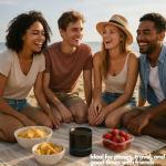 Betron Portable Bluetooth Speaker with Built-In Microphone