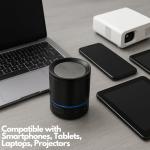 Betron Portable Bluetooth Speaker with Built-In Microphone