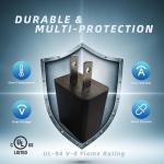 Dual USB Wall Charger Block - 5W Power Adapter