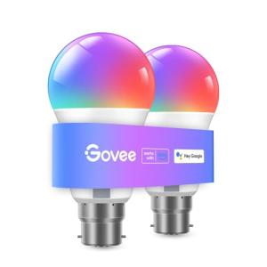 Govee Smart RGBWW Bulbs, WiFi & Voice Control