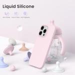 iPhone 16 Pro Slim Liquid Silicone Case - Chalk Pink