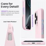 iPhone 16 Pro Slim Liquid Silicone Case - Chalk Pink
