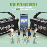 W-KING 90W Waterproof Bluetooth Speaker with Deep Bass