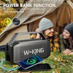 W-KING 100W Waterproof Bluetooth Party Speaker