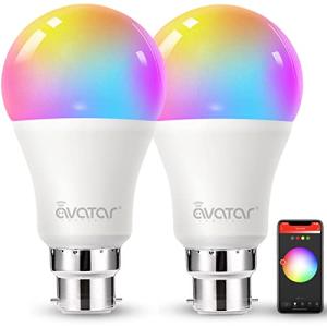 Smart Color-Changing WiFi LED Bulbs, Set of 2