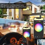 Smart Color-Changing WiFi LED Bulbs, Set of 2