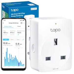 Tapo Mini Wi-Fi Smart Plug with Energy Monitoring