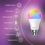 Smart Color-Changing WiFi LED Bulbs, Set of 2