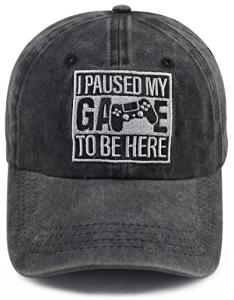 Funny Gaming Baseball Cap for Men and Women