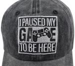 Funny Gaming Baseball Cap for Men and Women