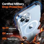 iPhone 15 Clear Case with MagSafe and Screen Protector