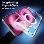 Temdan Clear iPhone 16 Plus Case with MagSafe