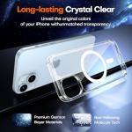 iPhone 15 Clear Case with MagSafe and Screen Protector