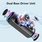 Taopodo 30W Waterproof Bluetooth Speaker with RGB Lights