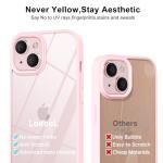 Light Pink Clear Case for iPhone 13