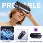 Taopodo 30W Waterproof Bluetooth Speaker with RGB Lights