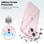 Light Pink Clear Case for iPhone 13