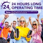 Taopodo 30W Waterproof Bluetooth Speaker with RGB Lights