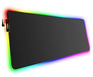 Large RGB Gaming Mouse Mat with Non-Slip Base