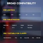 Adjustable Foldable Steering Wheel Stand for Gamers