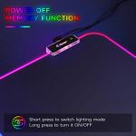 Large RGB Gaming Mouse Mat with Non-Slip Base