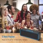 Kolaura Bluetooth Portable Wireless Speaker with Bass