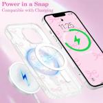 Pink MagSafe Compatible Magnetic Case for iPhone 13/14