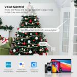 UPXNBOR Wi-Fi Smart Plug with Energy Monitoring (2 Pack)
