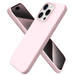 iPhone 15 Pro Liquid Silicone Shockproof Case - Pink