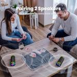 RIENOK 30W Waterproof Bluetooth Speaker with 10-Hour Playtime