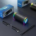 RIENOK 30W Waterproof Bluetooth Speaker with 10-Hour Playtime