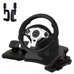 Gaming Steering Wheel with Dual-Motor Feedback for Consoles